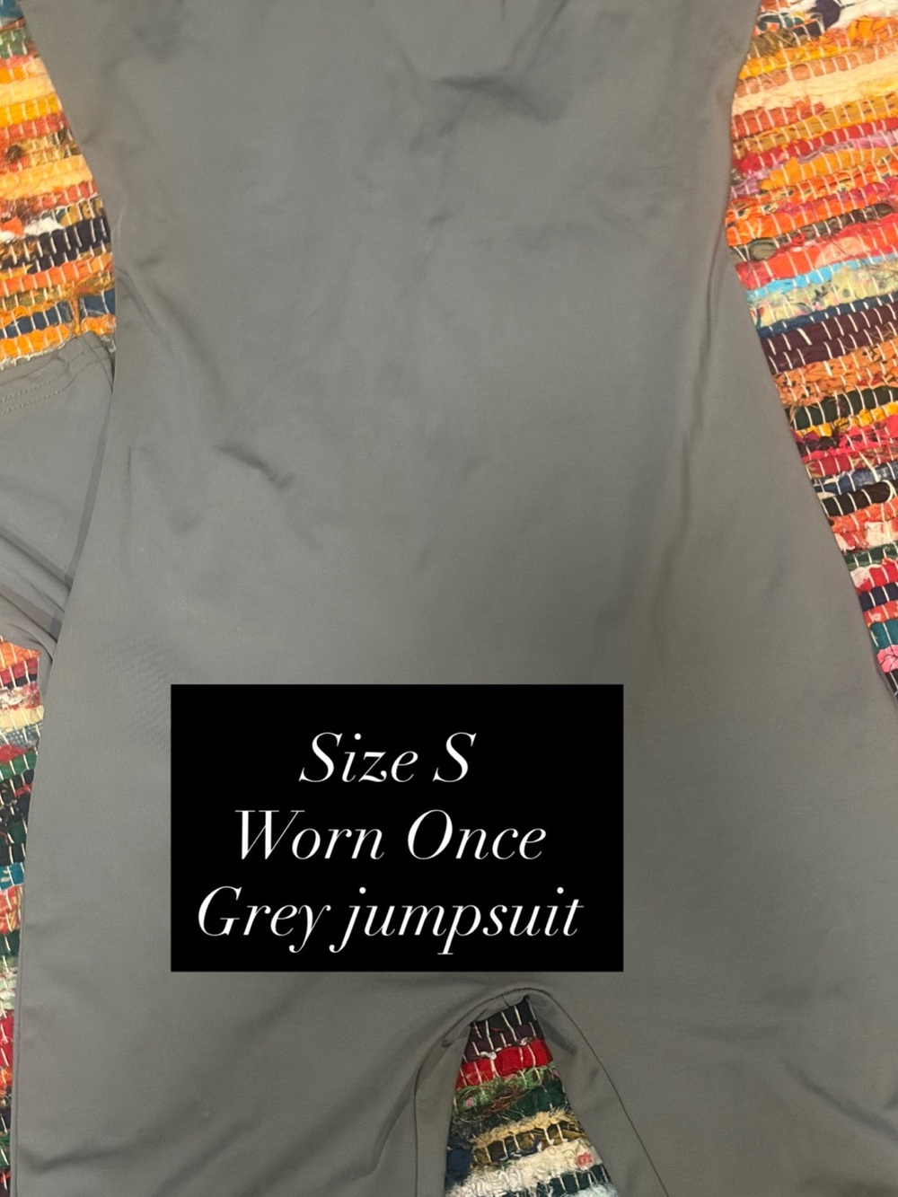 Slim Grey Jumpsuit